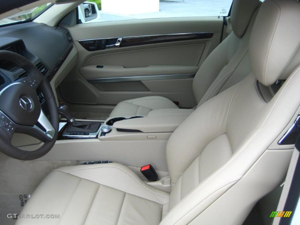 Almond/Mocha Interior 2012 Mercedes-Benz E 350 Coupe Photo #52745016
