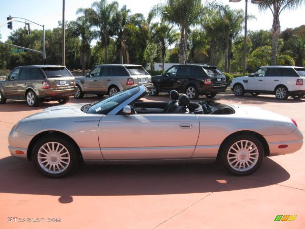 Platinum Silver Metallic 2005 Ford Thunderbird Deluxe Roadster Exterior Photo #52745668
