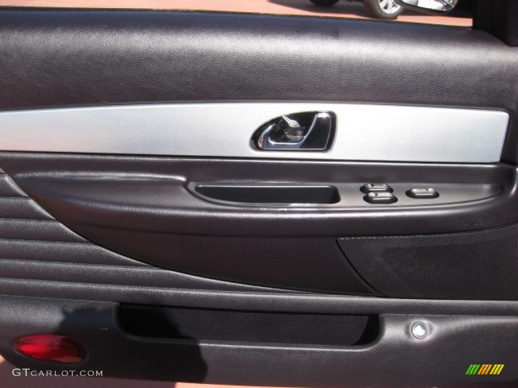 2005 Ford Thunderbird Deluxe Roadster Black Ink Door Panel Photo #52745756