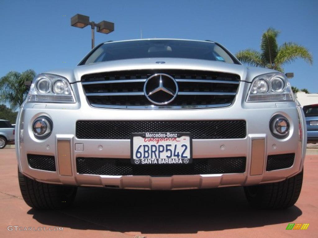 2008 ML 63 AMG 4Matic - Iridium Silver Metallic / Black photo #2