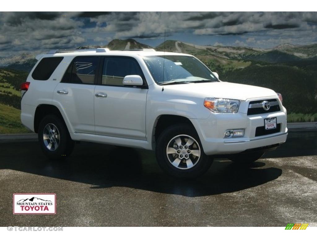 2011 4Runner SR5 4x4 - Blizzard White Pearl / Graphite photo #1