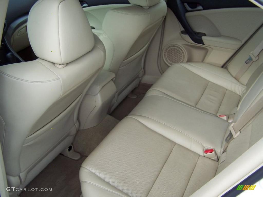 2010 TSX V6 Sedan - Premium White Pearl / Parchment photo #7
