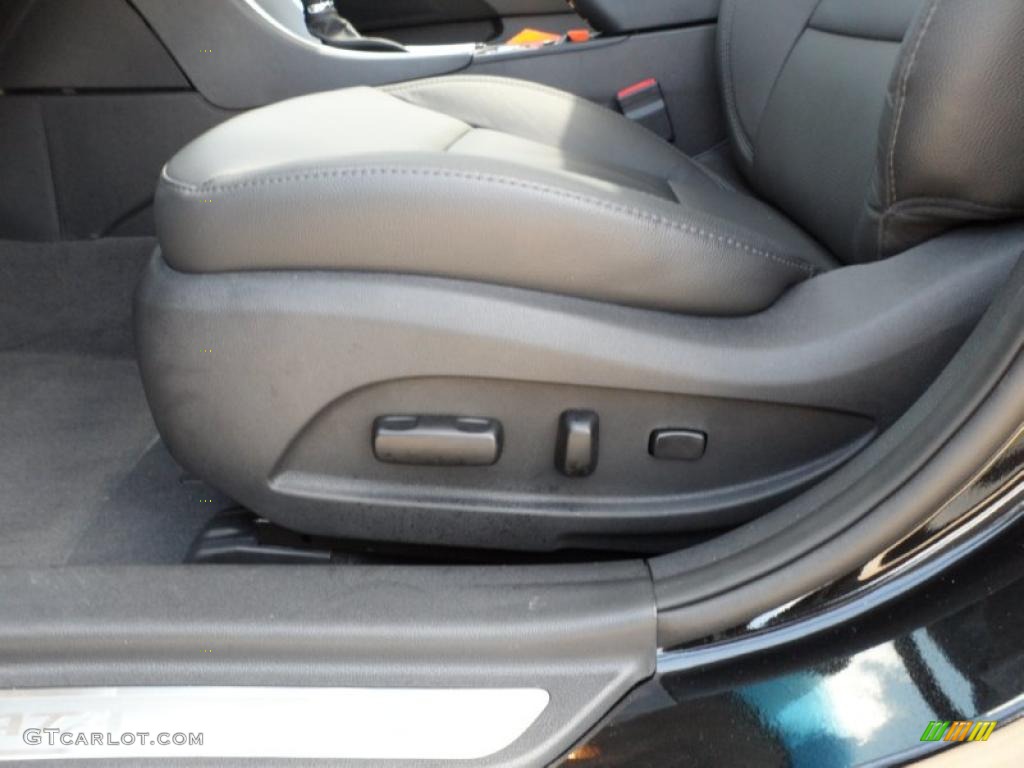 2011 Sonata Limited - Midnight Black / Black photo #25