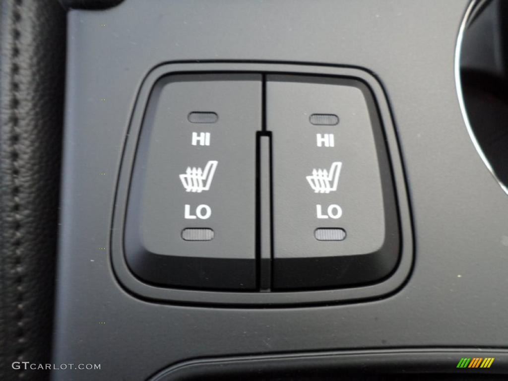 2011 Sonata Limited - Midnight Black / Black photo #32