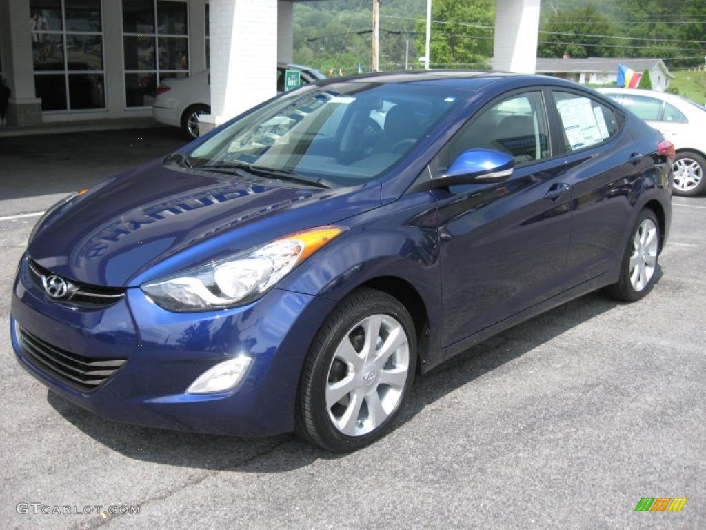 Indigo Night Blue 2012 Hyundai Elantra Limited Exterior Photo #52747980