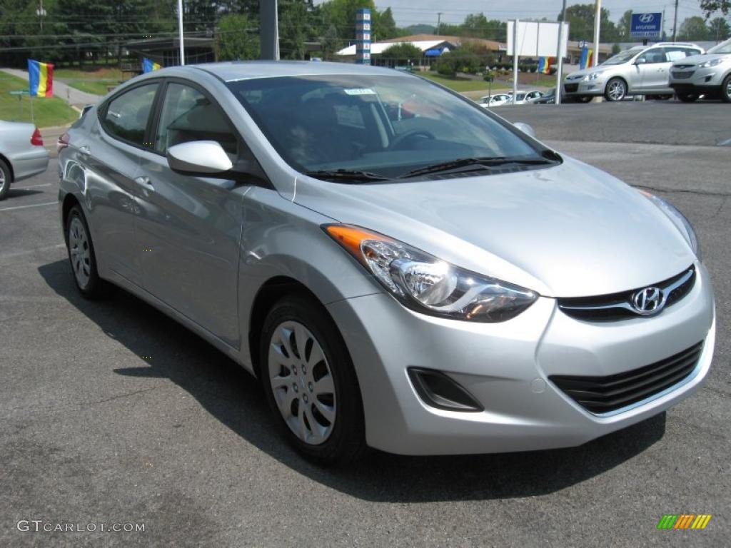 2012 Elantra GLS - Silver / Gray photo #4