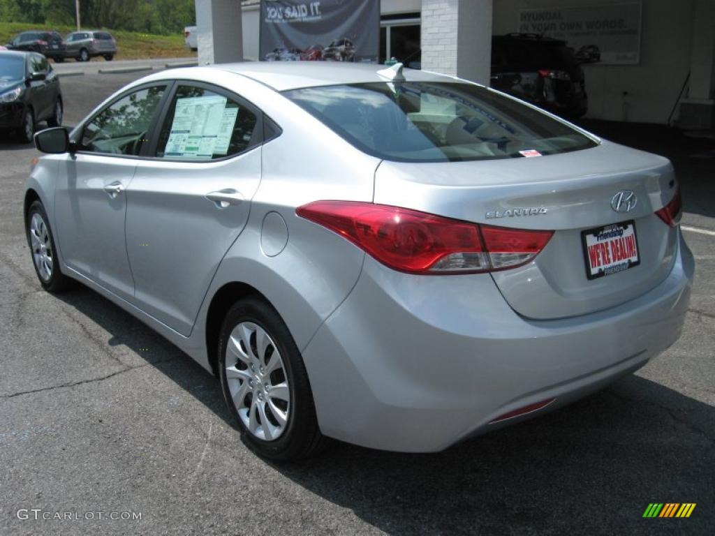 2012 Elantra GLS - Silver / Gray photo #8