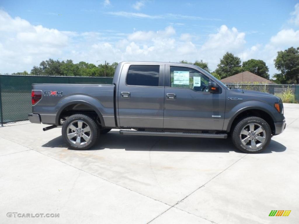 2011 F150 FX4 SuperCrew 4x4 - Sterling Grey Metallic / Black photo #2