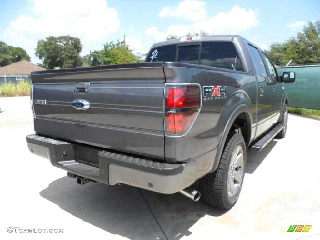 2011 F150 FX4 SuperCrew 4x4 - Sterling Grey Metallic / Black photo #3