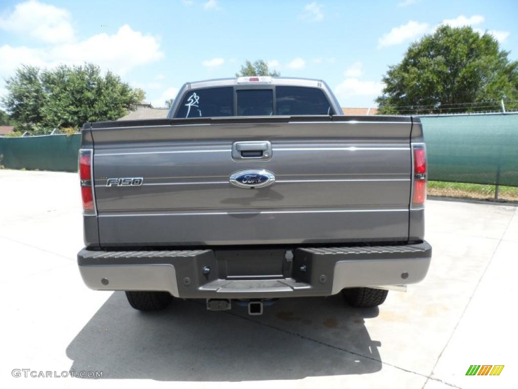 2011 F150 FX4 SuperCrew 4x4 - Sterling Grey Metallic / Black photo #4