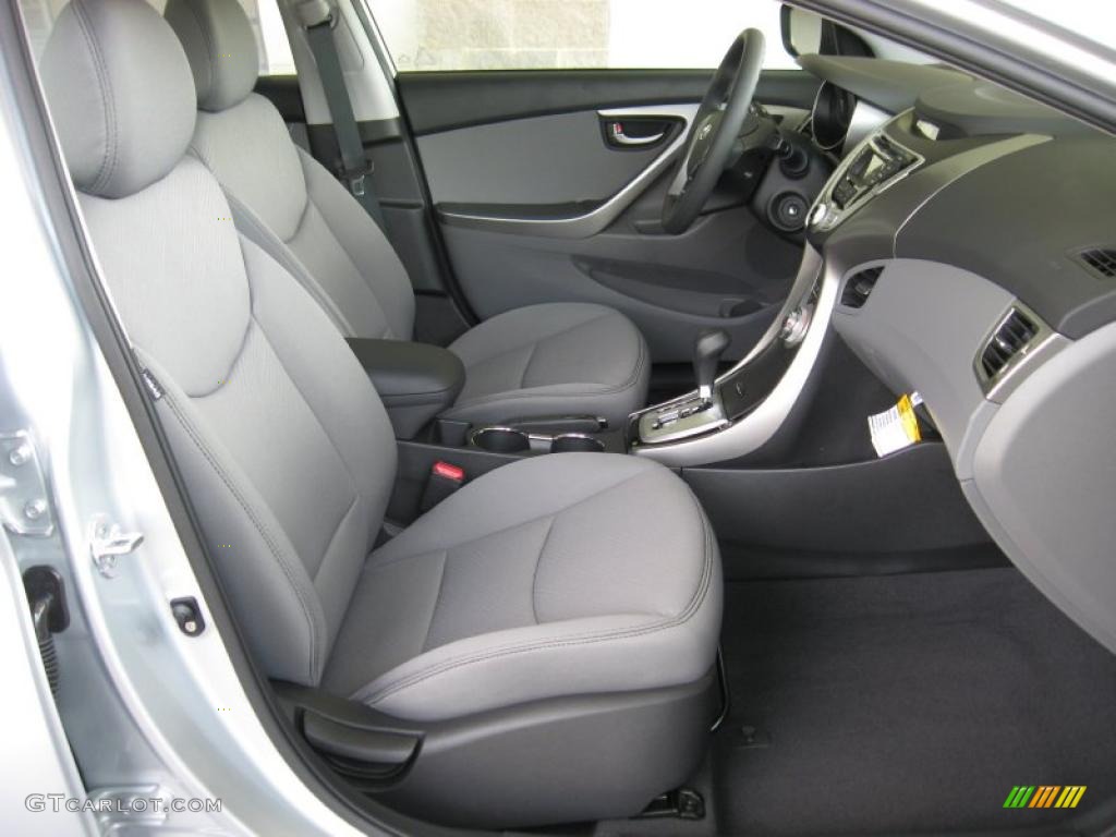 Gray Interior 2012 Hyundai Elantra GLS Photo #52748680