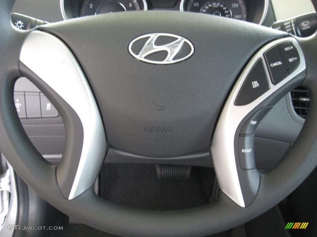 2012 Elantra GLS - Silver / Gray photo #27