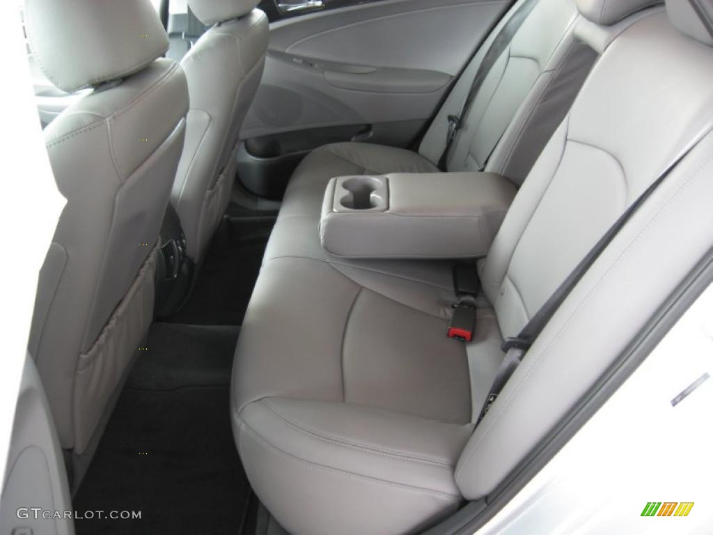 Gray Interior 2012 Hyundai Sonata Limited 2.0T Photo #52749056