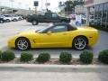 2003 Millenium Yellow Chevrolet Corvette Convertible  photo #2