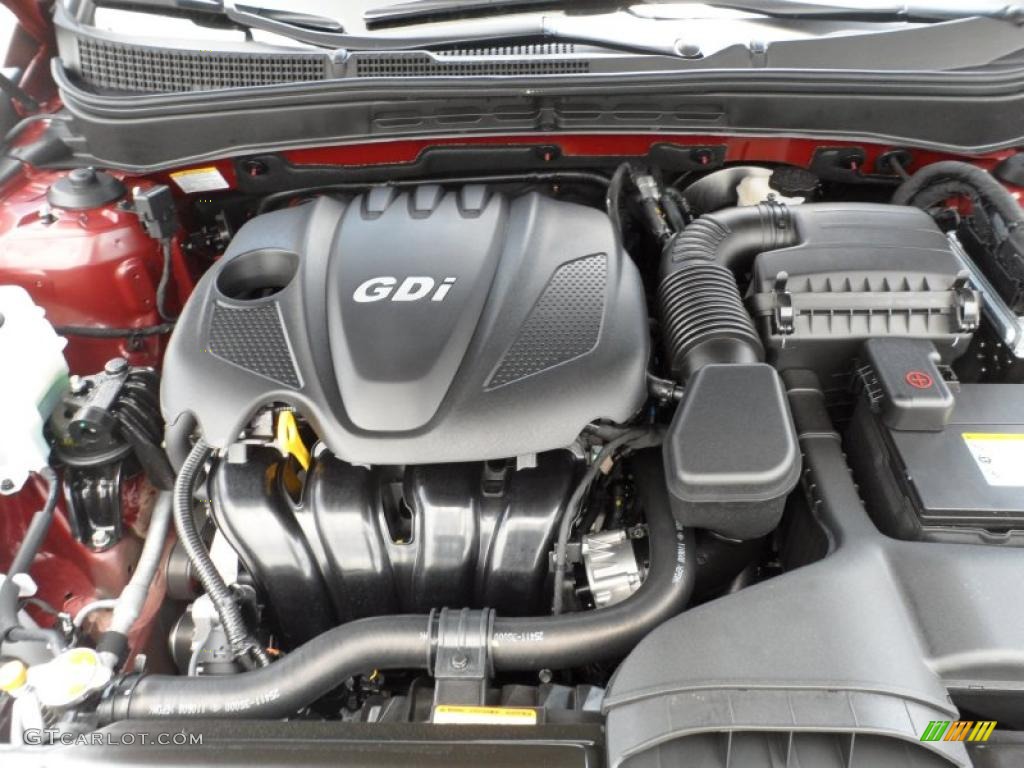 2012 Hyundai Sonata SE 2.4 Liter GDI DOHC 16-Valve D-CVVT 4 Cylinder Engine Photo #52751360