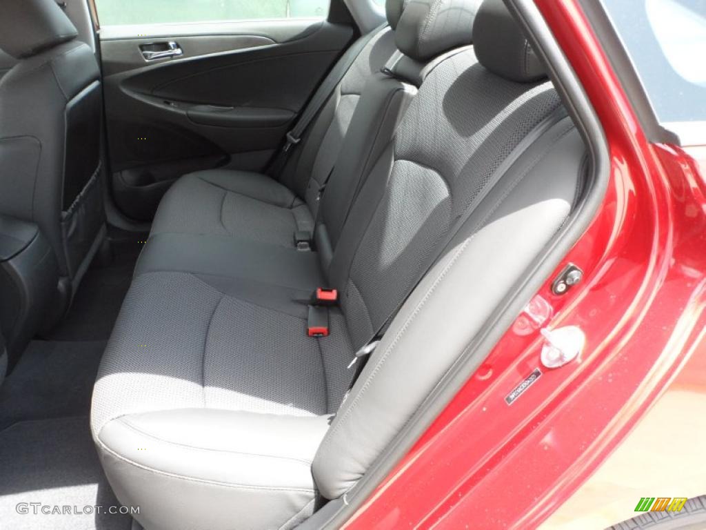 Black Interior 2012 Hyundai Sonata SE Photo #52751416