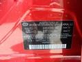  2012 Sonata SE Sparkling Ruby Red Color Code T4
