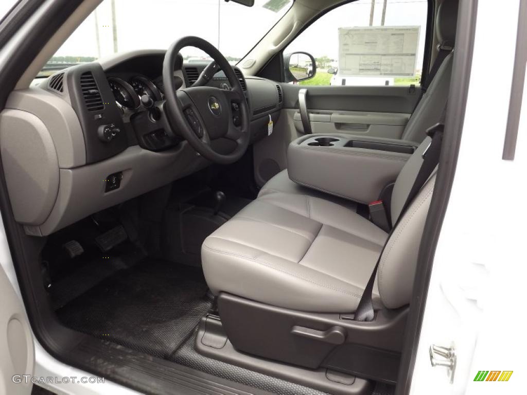 Dark Titanium Interior 2011 Chevrolet Silverado 2500HD Crew Cab 4x4 Photo #52753300