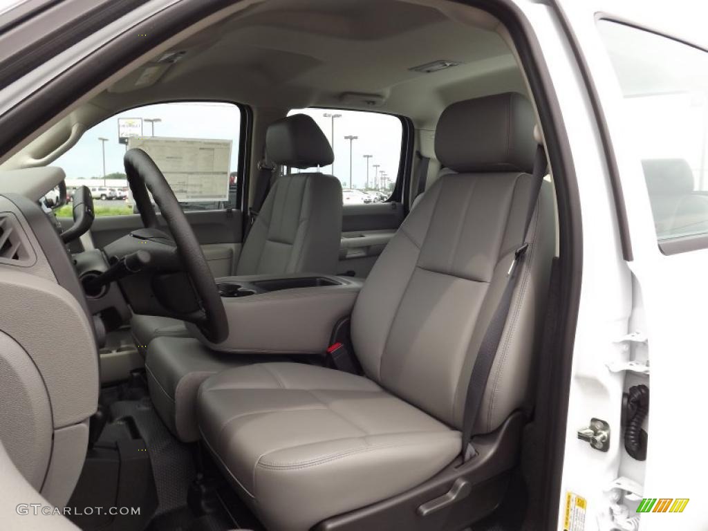 Dark Titanium Interior 2011 Chevrolet Silverado 2500HD Crew Cab 4x4 Photo #52753328