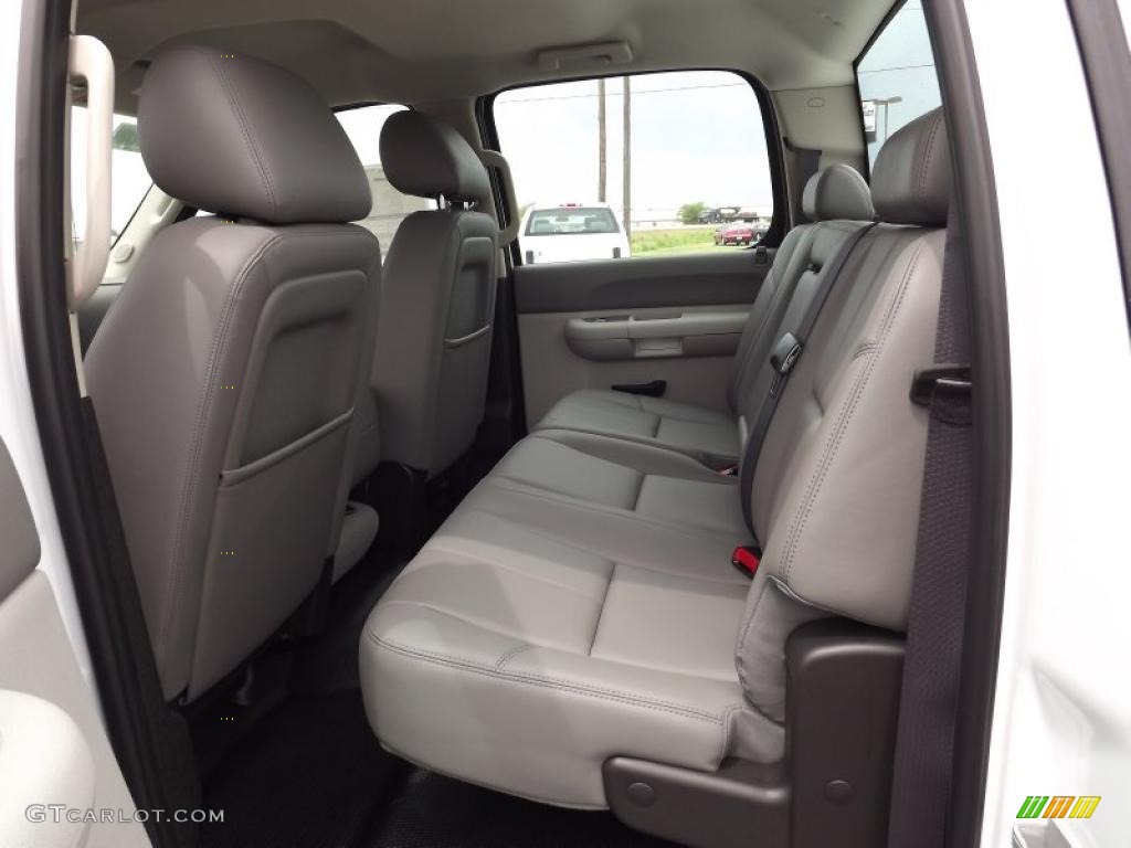 Dark Titanium Interior 2011 Chevrolet Silverado 2500HD Crew Cab 4x4 Photo #52753340
