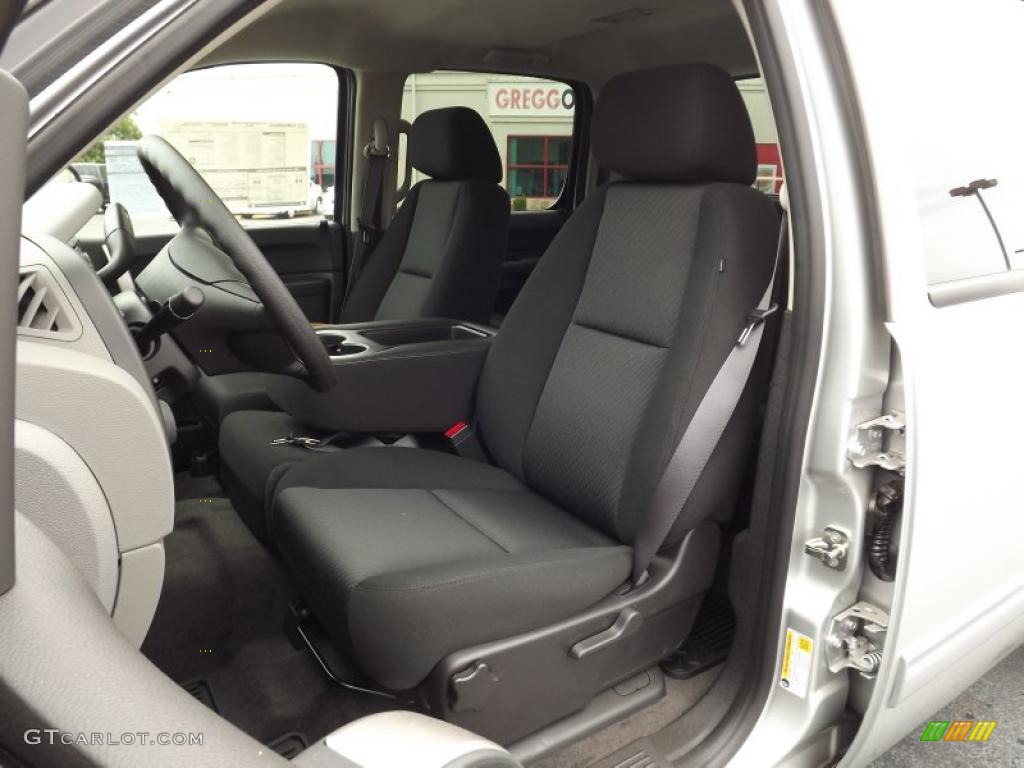 2011 Silverado 1500 LS Crew Cab - Sheer Silver Metallic / Dark Titanium photo #13