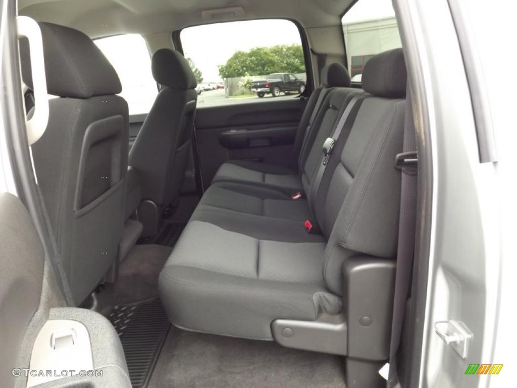 2011 Silverado 1500 LS Crew Cab - Sheer Silver Metallic / Dark Titanium photo #14