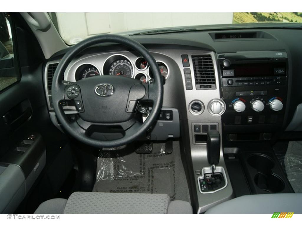 2011 Tundra TRD Double Cab 4x4 - Magnetic Gray Metallic / Graphite Gray photo #9