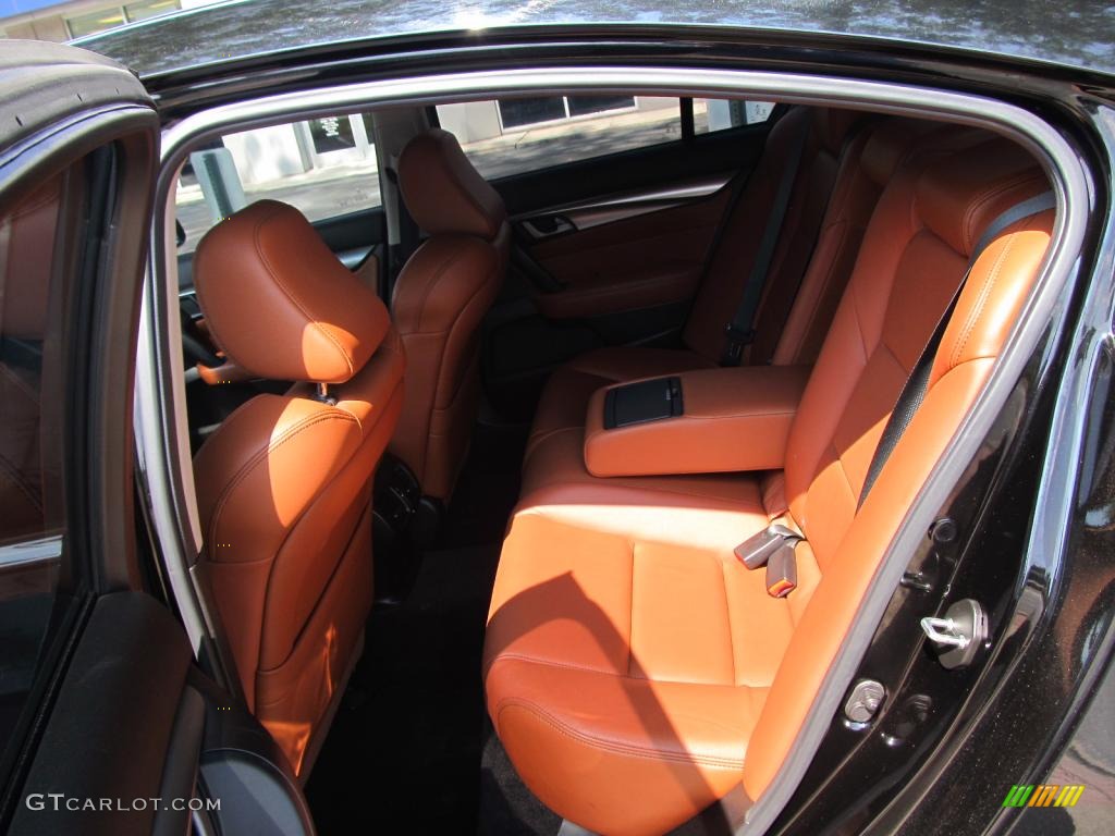 Umber/Ebony Interior 2009 Acura TL 3.7 SH-AWD Photo #52756624