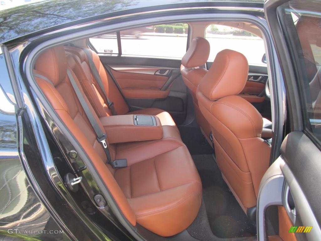 Umber/Ebony Interior 2009 Acura TL 3.7 SH-AWD Photo #52756664