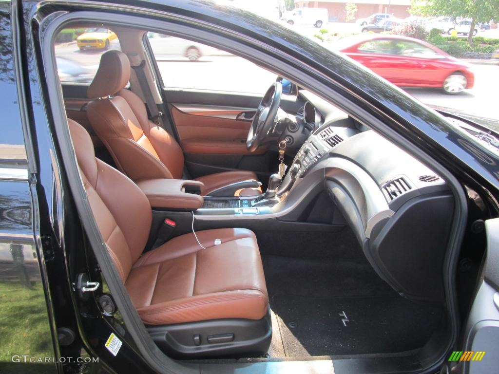 Umber/Ebony Interior 2009 Acura TL 3.7 SH-AWD Photo #52756688