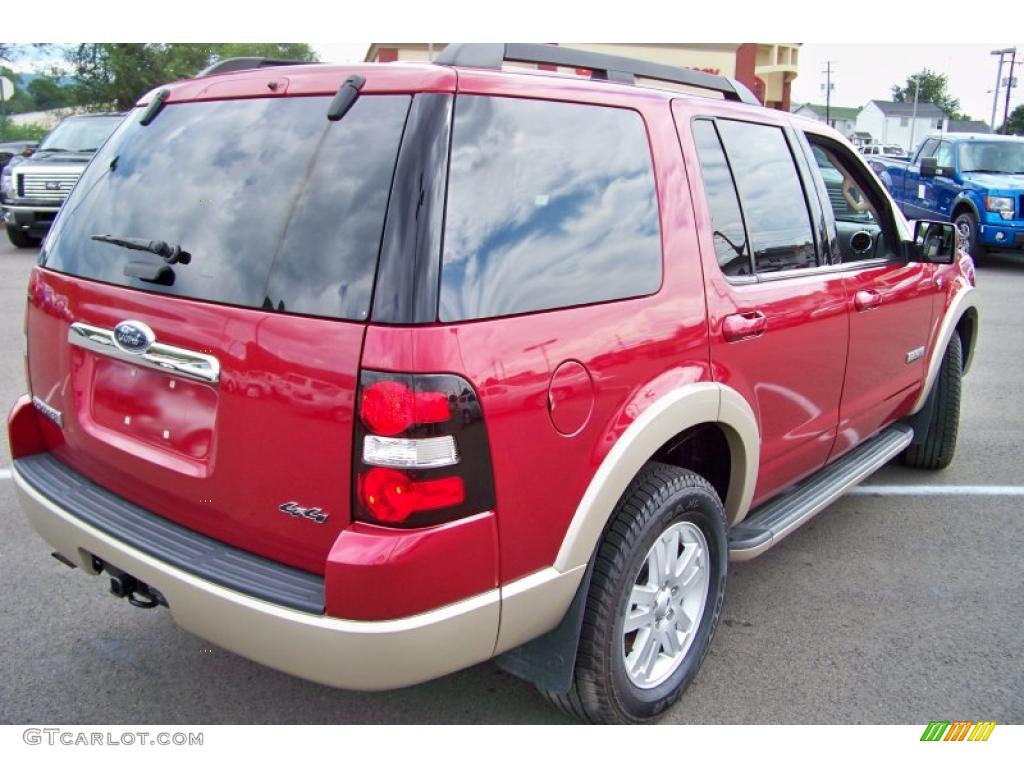 Redfire Metallic 2008 Ford Explorer Eddie Bauer 4x4 Exterior Photo #52756772