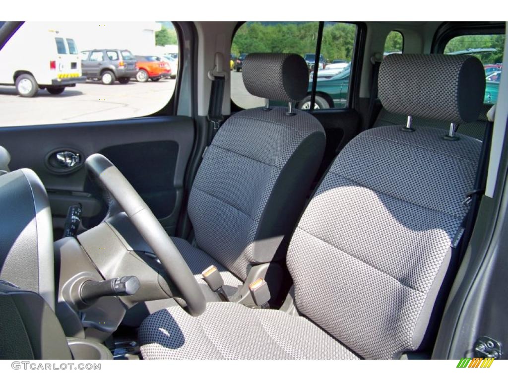 Black/Gray Interior 2009 Nissan Cube Krom Edition Photo #52757220