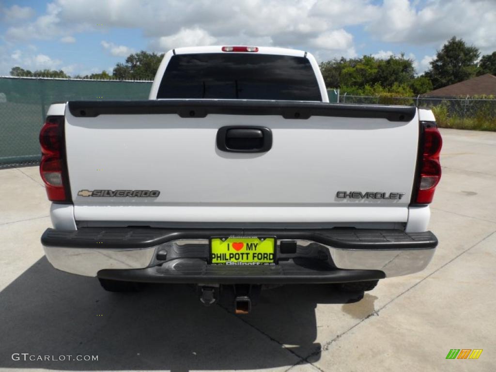 2005 Silverado 1500 Z71 Extended Cab 4x4 - Summit White / Medium Gray photo #4