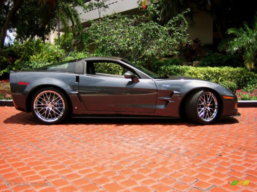 Cyber Gray Metallic 2009 Chevrolet Corvette ZR1 Exterior Photo #52759828