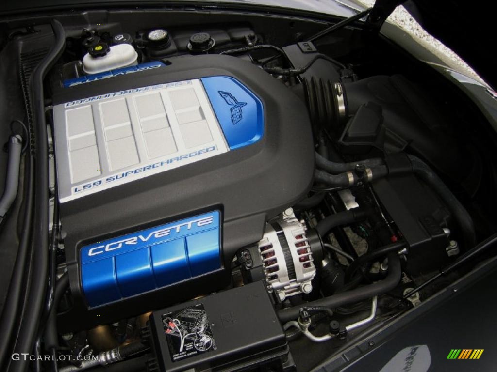 2009 Chevrolet Corvette ZR1 6.2 Liter Supercharged OHV 16-Valve LS9 V8 Engine Photo #52760360