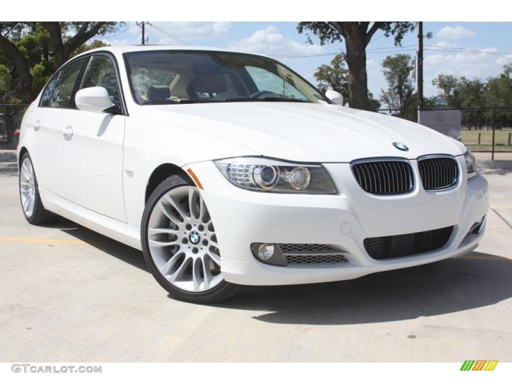 2011 3 Series 335d Sedan - Alpine White / Black Dakota Leather photo #1