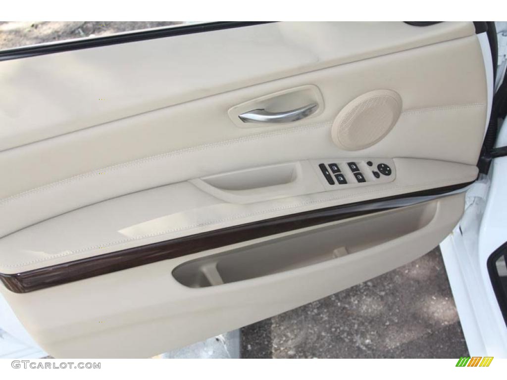 2011 BMW 3 Series 335d Sedan Black Dakota Leather Door Panel Photo #52760596