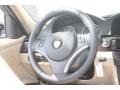2011 BMW 3 Series Black Dakota Leather Interior Steering Wheel Photo