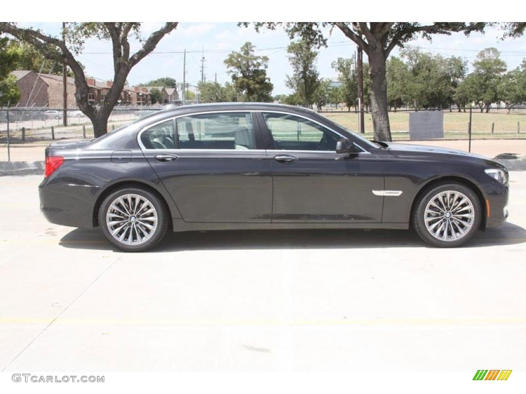 2012 7 Series 740Li Sedan - Dark Graphite Metallic / Oyster/Black photo #2