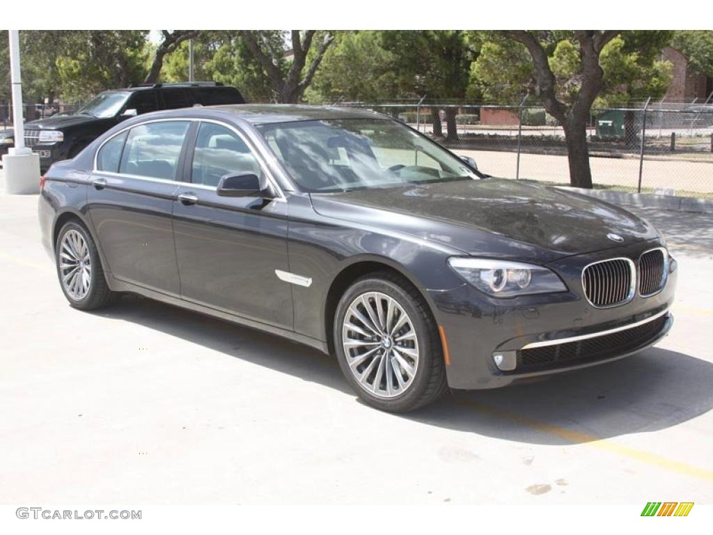 2012 7 Series 740Li Sedan - Dark Graphite Metallic / Oyster/Black photo #8