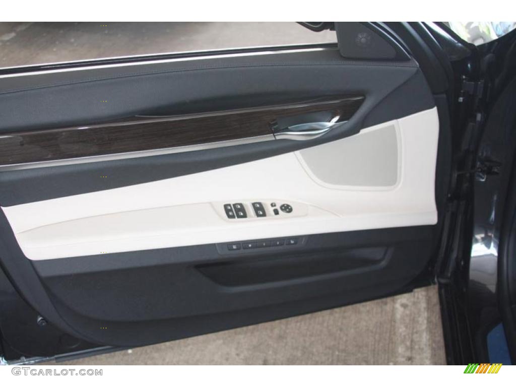 2012 7 Series 740Li Sedan - Dark Graphite Metallic / Oyster/Black photo #13