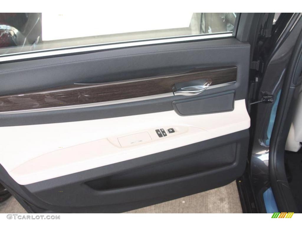 2012 7 Series 740Li Sedan - Dark Graphite Metallic / Oyster/Black photo #26