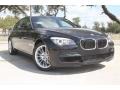 2012 Carbon Black Metallic BMW 7 Series 740Li Sedan  photo #1