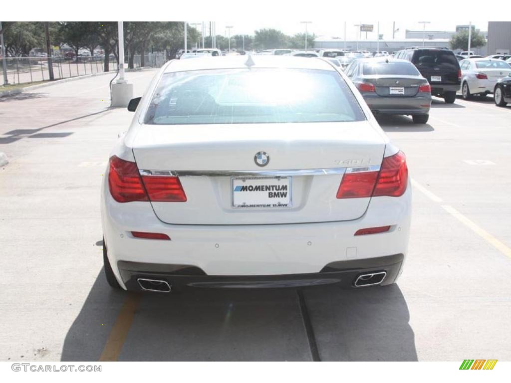 2012 7 Series 740Li Sedan - Alpine White / Oyster/Black photo #10