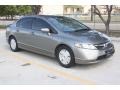 Galaxy Gray Metallic - Civic Hybrid Sedan Photo No. 8