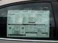 2012 Chevrolet Cruze Eco Window Sticker
