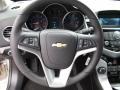 Jet Black 2012 Chevrolet Cruze Eco Steering Wheel