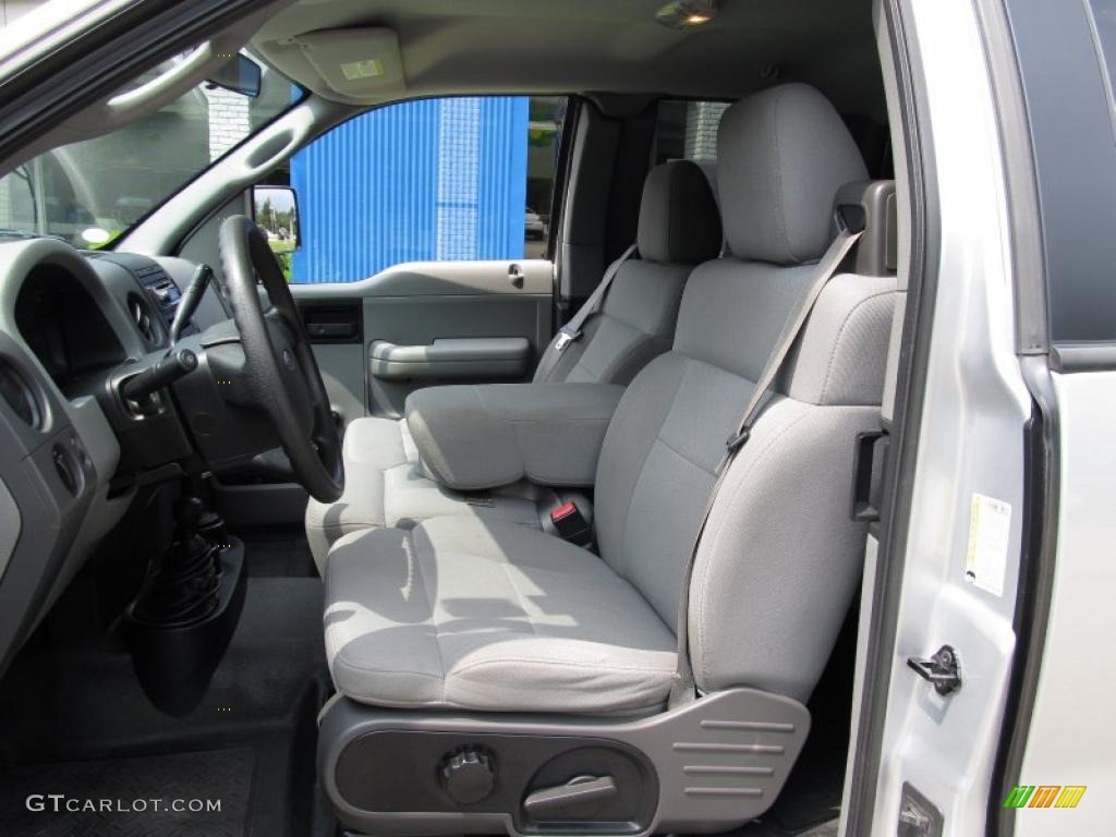 2005 F150 XLT SuperCab 4x4 - Silver Metallic / Medium Flint Grey photo #7