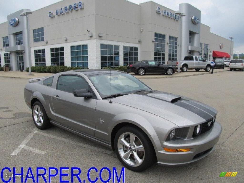 Vapor Silver Metallic Ford Mustang