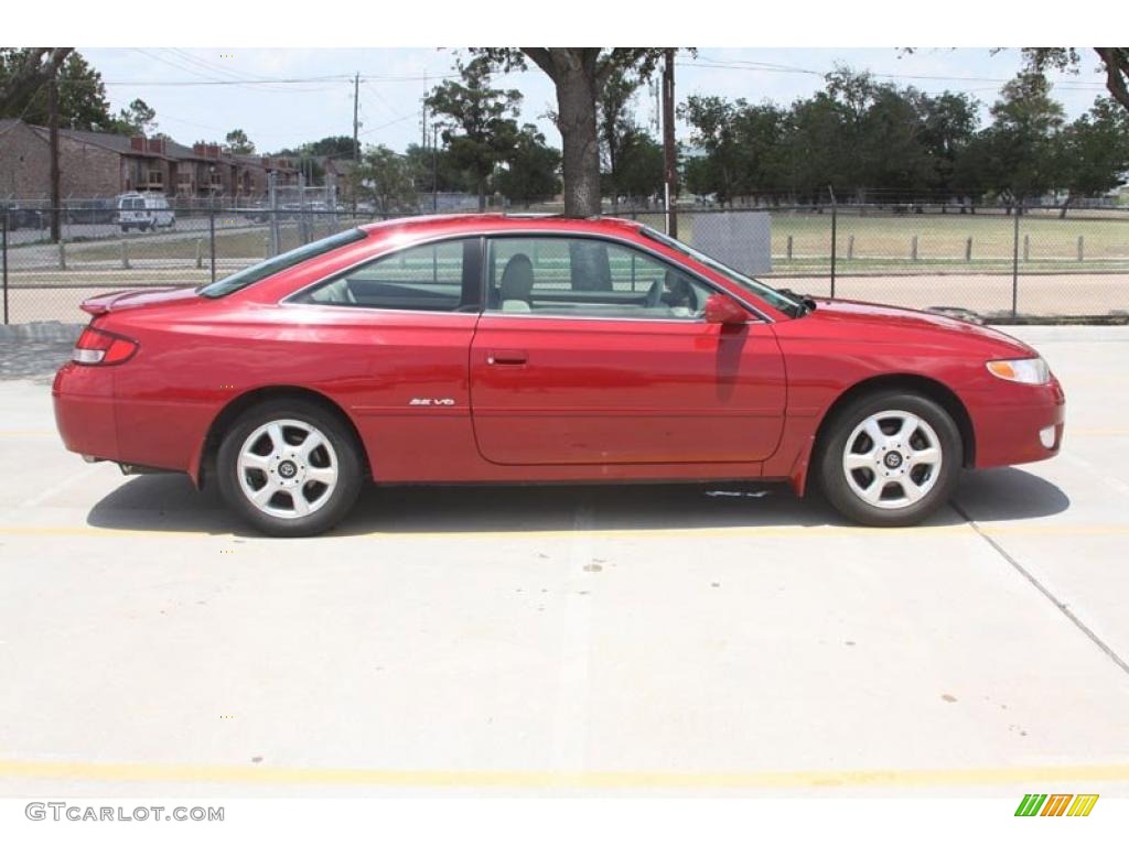 Red Flame Metallic 2001 Toyota Solara SE V6 Coupe Exterior Photo #52764832